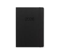 Letts of London Memo 26-080266 Agenda semainier 2026 Noir Format A5