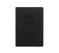 Letts of London Memo Agenda scolaire semainier 2024/2025 Noir Format A5