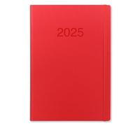 Letts of London Memo Agenda semainier 2025 Rouge Format A4