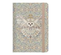 Letts of London® Paisley Agenda académique hebdomadaire/mensuel, août 2025 à juillet 2026, vue hebdomadaire, reliure cousue, multilingue, format A6, 14,9 x 10,5 cm, chouette (C031137-25)