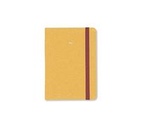 Letts of London Raw A6 semaine sur 2 pages multilingue Mustard 2024