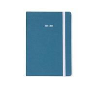 Letts of London Raw Agenda scolaire semainier 2024/2025 Bleu sarcelle Format A5