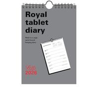 Letts of London Royal Tablet Agenda hebdomadaire 2026 26-TRT Format A5