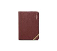 Letts of London Serene Agenda semainier 2025 Bordeaux Format A6