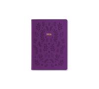 Letts of London Woodland 26-082169 Agenda semainier 2026 Violet Format A6