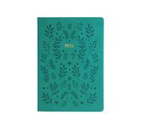 Letts of London Woodland Agenda semainier 2023 Vert Format A5