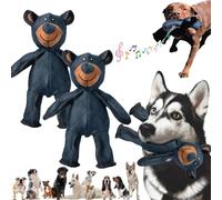 Lettuce Pets Dog Toys - 2025 New Esslvyshop-Bear for Heavy Chewers, Indestructible Bear Interactive Tough Chew Dog Toy, and Help Clean Teeth & Massage Gums, for All Breeds & Sizes (2)