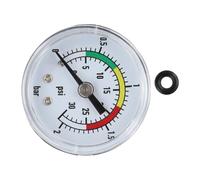 Letturn Manomètre de rechange pour pompe à filtre à sable Intex 11224 35,6 cm 40,6 cm avec joint torique en acier inoxydable à double échelle