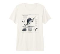 L'étude Istiophorus Platypterus Sailfish T-Shirt Haut de Gamme