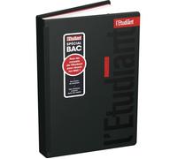 L'ETUDIANT Agenda bac PVC 2021-2022 - 1 jour par page - 12 x 18 cm - 352p - Noir