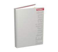 L'ETUDIANT Agenda Scolaire 2025 2026 Couverture ouatinée effet métalisé 15x21cm journalier - Argent