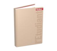 L'ETUDIANT Agenda Scolaire 2025 2026 Couverture ouatinée effet métalisé 15x21cm journalier - Or