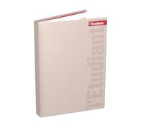 L'ETUDIANT Agenda Scolaire 2025 2026 Couverture ouatinée effet métalisé 15x21cm journalier - Rose