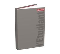 L'ETUDIANT Agenda Scolaire 2024 - 2025 Couverture PVC 12X18cm journalier Taupe