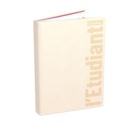 L'ETUDIANT Agenda Scolaire 2025-2026 Couverture PVC 15x21cm journalier Couleur Pêche