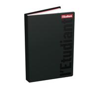 L'ETUDIANT Agenda Scolaire 2024 - 2025 Couverture PVC 12X18cm journalier Noir