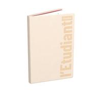 L'ETUDIANT Agenda Semainier 2025-2026 10x15cm 1semaine/2pages Couleur Pêche