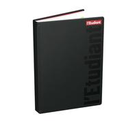L'ETUDIANT COLLEGE Agenda Scolaire 2025 2026 Couverture ouatinée 15x21cm journalier - Noir