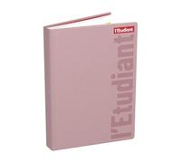 L'ETUDIANT COLLEGE Agenda Scolaire 2025-2026 Couverture ouatinée 15x21cm journalier Rose