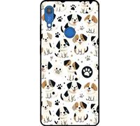 L'étui Smartphonica convient pour Huawei Y6S avec impression de chien - Coque arrière TPU design chien