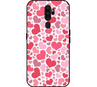 L'étui Smartphonica convient pour Oppo A5 2020 / A9 2020 avec impression de cœurs - Coque arrière en TPU avec motifs de cœurs Coque pour enfants avec motifs de cœurs