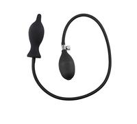 Letuwj Anale Plug Bouchon Gonflable en Silicone Immense gonflable en silicone Imperméable D'Air Plug Toys Noir B B