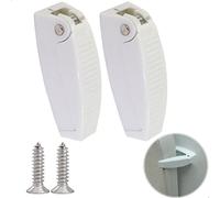 letuxaamz Cale Camping Car Verrouillage Porte Loquet à Clips Loquets Bouchons De Porte FenêTre Support Plastique Loquet - pour Camping-Caravane Trailer Bagages De Voyage 2 Bloque-Portes Store