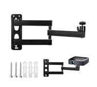 letuxaamz Support de Videoprojecteur, Support Mural pour Projecteur, Multi-Angle Projecteur Réglable Combinaison pour Projecteur/Support Surveillance avec Interface à Vis 1/4 Pouce Bras Articulé