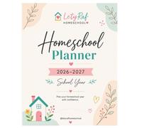 Lety Raf Homeschool Planner: Plan Lessons, Track Attendance, Set Goals and Organize Your School Year