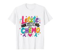 Letzte Runde der Chemo Apparel Buntes Krebs Sensibilisation T-Shirt
