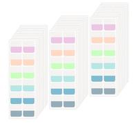 Leucasa 360 Pièces Marque Page Adhesif 6 Couleurs Feuillets Autocollants Feuillets Notes Autocollants pour La Lecture, L'écriture, L'étude, Le Bureau, L'école, l'agenda Memo