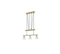 leuchten 324810407 jojo «levisto en laiton mat verre dalbâtre blanc 371010308