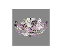 Leuchten Design / Moderne / Plafonnier Fiore 4 chrome Plastique / Metal / Rond / Globe / Compatible pour LED E14 Max. 4 x 40 Watt