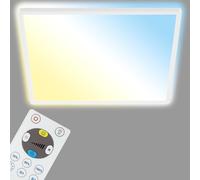 Leuchten - Panneau Led À Intensité Variable,Plafonnier Avec Rétroéclairage Et Télécommande,22 W,3000 Lm,Blanc,420 X 420 X 29 Mm (L X L X H)