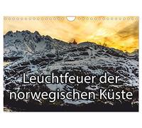 Leuchtfeuer der norwegischen Küste (Wandkalender 2026 DIN A4 quer), CALVENDO Monatskalender: Der Kalender beinhaltet die typischen und vielfach verbreiteten Leuchtfeuer und Leuchttürme Norwegens
