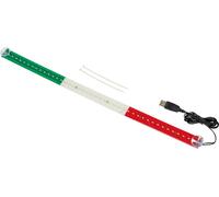Leuchtflagge Lampa 60 cm, 42 LEDS, USB - Italien