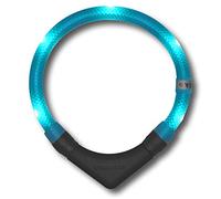 Leuchtie® LED cCollier lumineux Leuchtie® LED Plus Turquoise LED collier