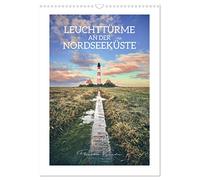 Leuchttürme an der Nordseeküste (Wandkalender 2026 DIN A3 hoch), CALVENDO Monatskalender: Einige der ikonischen Leuchttürme, die unsere Nordseeküste zu bieten hat