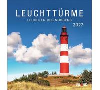 Leuchttürme Postkartenkalender 2027 - Leuchten des Nordens: Leuchtturm-Kalender mit 12 Farbfotos der Nordsee- und Ostseeküste. Kalender mit Postkarten zum Aufstellen und Aufhängen.
