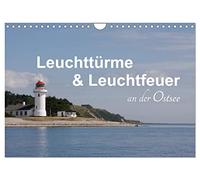 Leuchttürme und Leuchtfeuer an der Ostsee (Wandkalender 2026 DIN A4 quer), CALVENDO Monatskalender: Dänische, schwedische und deutsche Leuchttürme und Leuchtfeuer an der Ostsee