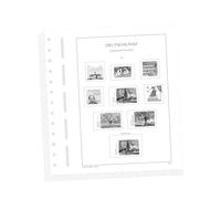 Leuchtturm 100219 Supplément avec pochettes à pince - Feuilles préimprimées pour album de collection de timbres - Suisse 2025