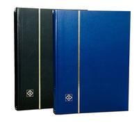 Leuchtturm, 2 Classeurs Albums, 64 pages fond noir, 1 couv. bleue et 1 couv. noire