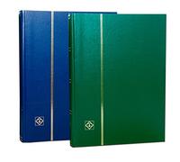 Leuchtturm, 2 Classeurs Albums, 64 pages fond noir, 1 couv. verte et 1 couv. bleue