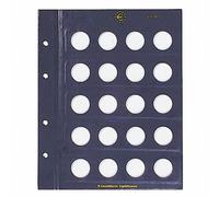 Leuchtturm 312494 Feuilles numismatiques Vista - feuilles de collection pour 10 pièces de 2 euros chacune - pack de 2