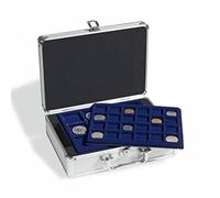 Leuchtturm 306206 Coffret à Monnaie Cargo S 6 - INCL. 6 Plateaux pour 112 pièces diverses jusqu'à 48 mm Ø - 292 x 97 x 213 mm