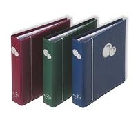 Leuchtturm 310704 Album numismatique Numis - 5 Pochettes pour pièces de différentes Tailles de 44, 34, 25, 17 mm de diamètre - Rouge
