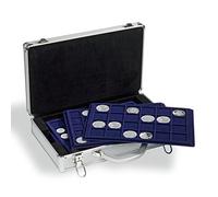 Leuchtturm 310747 Coffret à Monnaie Cargo L 6 - INCL. 6 Plateaux pour 198 pièces jusqu'à 47 mm Ø - 407 x 95 x 245 mm - argenté