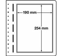 Leuchtturm 313874 Feuilles Vierges pour Albums - Division par 1 Format 190 x 254 mm - Paquet de 10