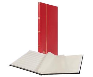 LEUCHTTURM 315566 Classeur DIN A4, 16 pages blanches, couverture non matelassé, rouge
