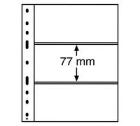 Leuchtturm 317839 Pochettes à Monnaie Optima 3C - Rangement pour formats jusqu'à 180 x 77 mm - idéal pour Les Billets de Banque - Pack de 10